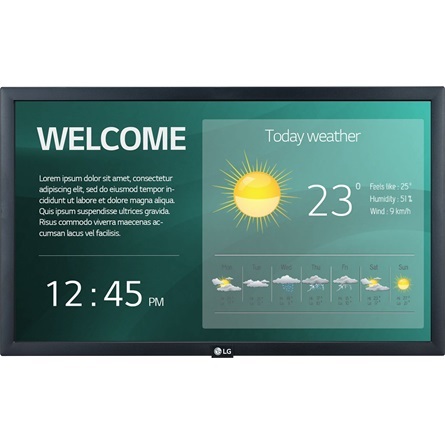 LG 21,5" SM3G-B Full HD IPS LED LFD kijelző