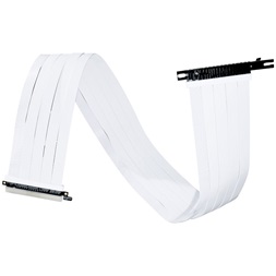 LIAN LI 90cm PCIe 4.0 Riser fehér kábel