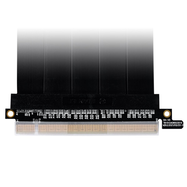 LIAN LI 90cm PCIe 4.0 Riser fekete kábel