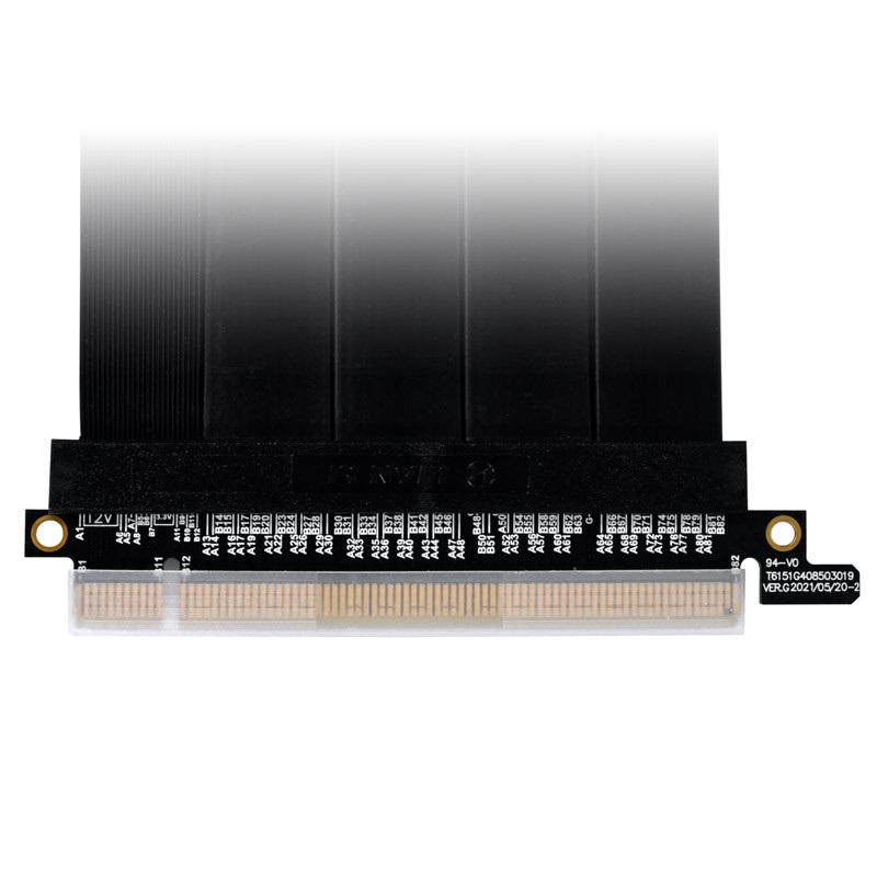 LIAN LI 90cm PCIe 4.0 Riser fekete kábel