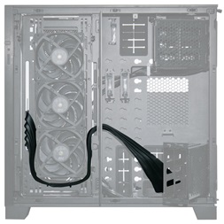 LIAN LI 90cm PCIe 4.0 Riser fekete kábel