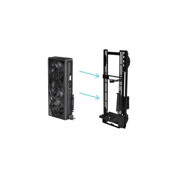 LIAN LI O11DEXL-1X fehér GPU-tartó