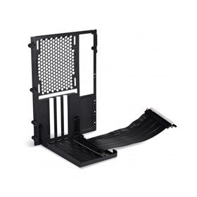 LIAN LI O11 Dynamic Mini Riser Card + PC slot cover PCIe 4.0 fekete keret