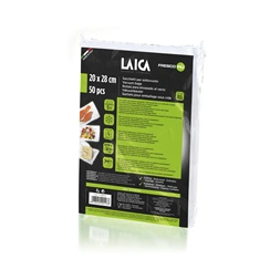 Laica  VT35043 20 x 28 cm, 50 db, légcsatornás, EXTRA erős BPA mentes vákuum csomagoló tasak