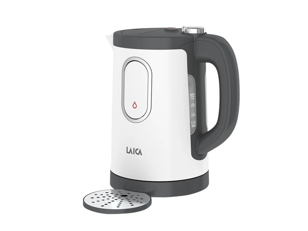 Laica KJ2000W Dual Flow 1,5L-es fehér vízforraló
