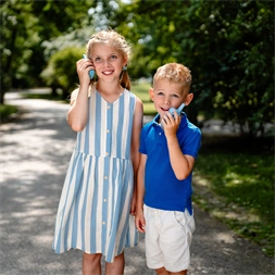 Lamax TalkieKid1 kék/rózsaszín walkie talkie