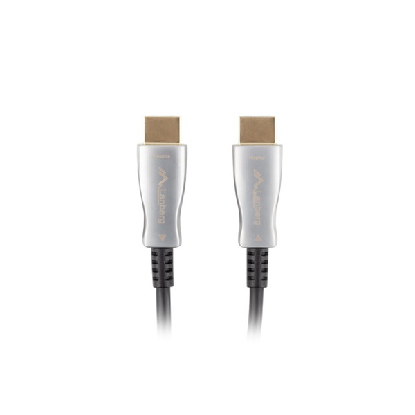 Lanberg 10m aktív optikai HDMI apa-apa fekete AOC kábel