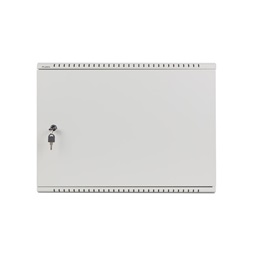 Lanberg 19" 4U+3U SZÉL:540mm MÉLY:200mm MAG:400mm fémajtós szürke fali rack szekrény