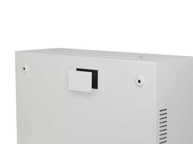 Lanberg 19" 4U+3U SZÉL:540mm MÉLY:200mm MAG:400mm fémajtós szürke fali rack szekrény