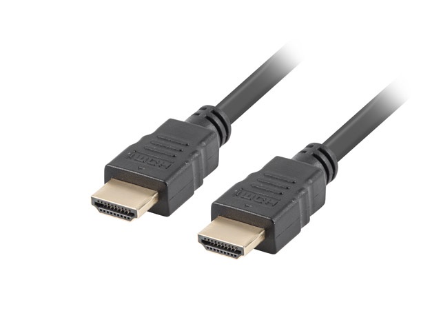 Lanberg 1m HDMI apa - apa fekete kábel
