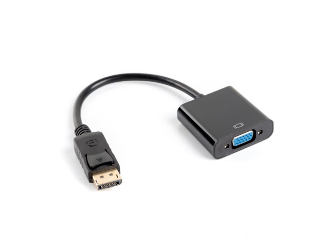 Lanberg 20cm DisplayPort 1.1 apa - VGA anya adapter