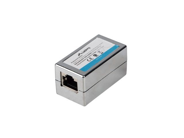 Lanberg AD-RJ45-RJ45-OS5 RJ45-RJ45 Cat5E FTP árnyékolt ezüst toldó
