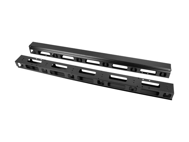 Lanberg AK-1207-B 27U függőleges fekete kábelvezető panel 2db/csomag