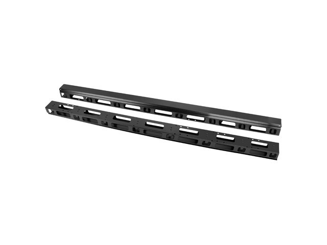 Lanberg AK-1209-B 37U függőleges fekete kábelvezető panel 2db/csomag