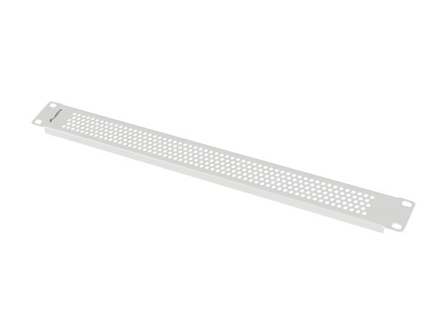 Lanberg AK-1411-S 19" 1U szürke fém hálós/perforált vakpanel