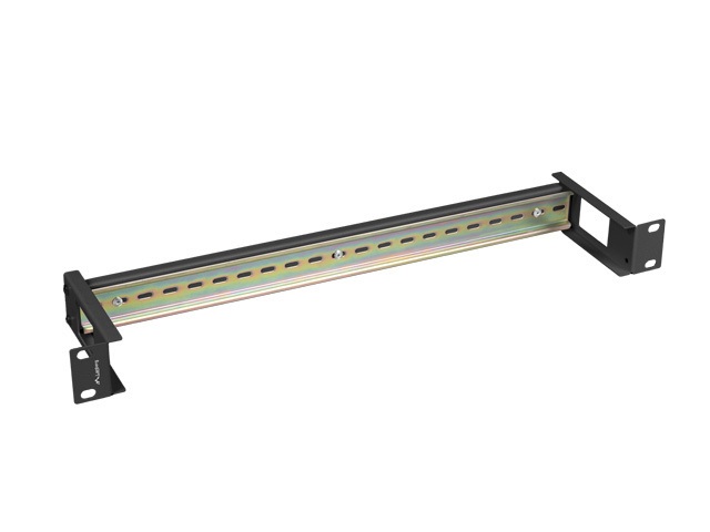 Lanberg AK-1801-B 19" 1U fekete DIN sín panel