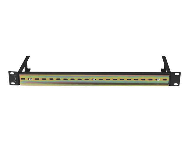Lanberg AK-1801-B 19" 1U fekete DIN sín panel