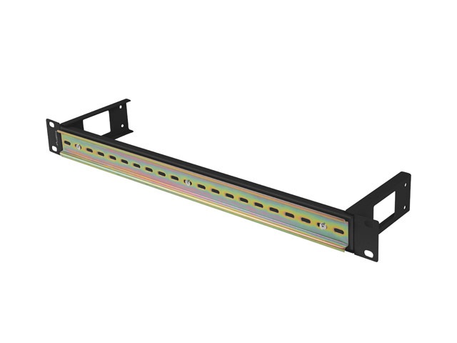 Lanberg AK-1801-B 19" 1U fekete DIN sín panel