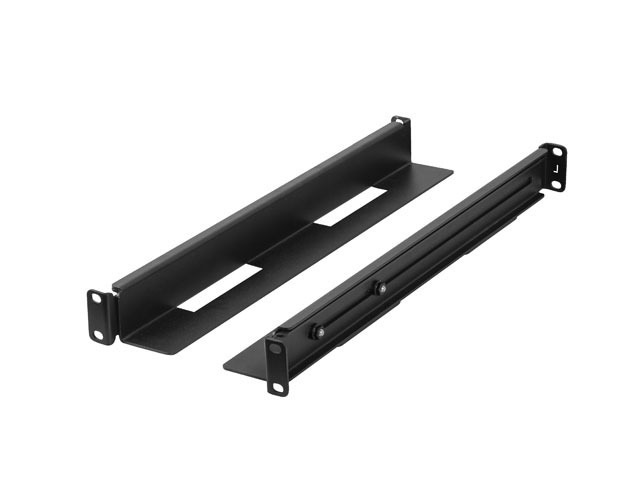 Lanberg AK-1901-B 1U 397x680 mm állítható fekete rack sín készlet