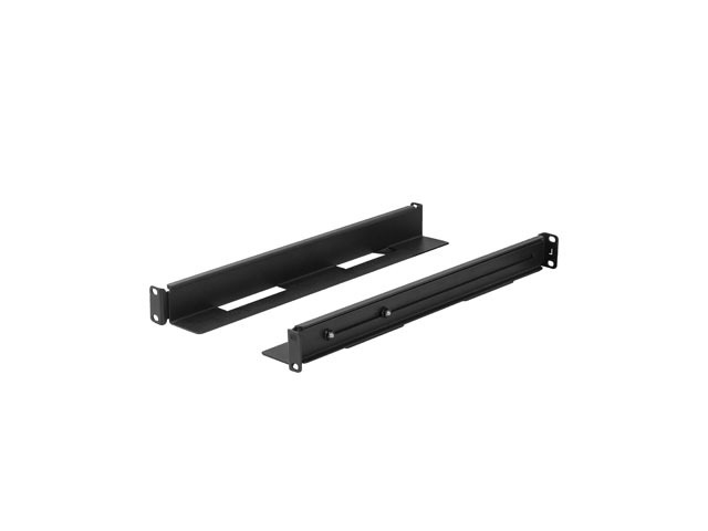 Lanberg AK-1901-B 1U 397x680 mm állítható fekete rack sín készlet