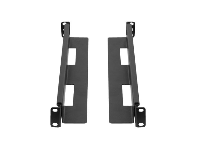 Lanberg AK-1901-B 1U 397x680 mm állítható fekete rack sín készlet