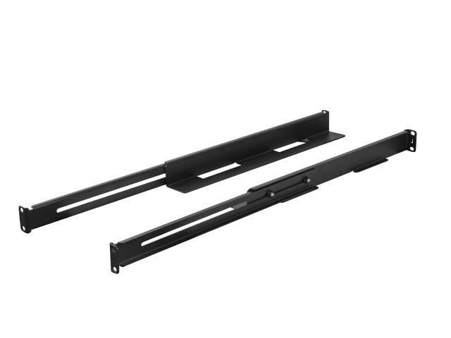 Lanberg AK-1901-B 1U 397x680 mm állítható fekete rack sín készlet