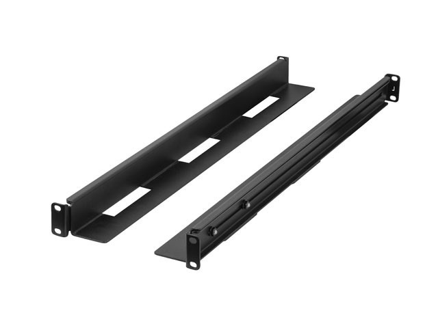 Lanberg AK-1902-B 1U 650x1090mm állítható fekete rack sín készlet