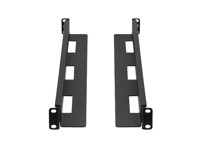 Lanberg AK-1902-B 1U 650x1090mm állítható fekete rack sín készlet