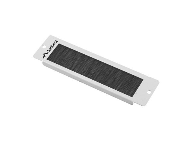 Lanberg AK-1104-S 10" 1U fésűs szürke kábelbevezető panel