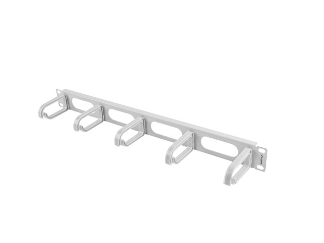 Lanberg AK-1205-S 19" 1U műanyag szürke kábelrendező hátsó lyukas bevezetővel