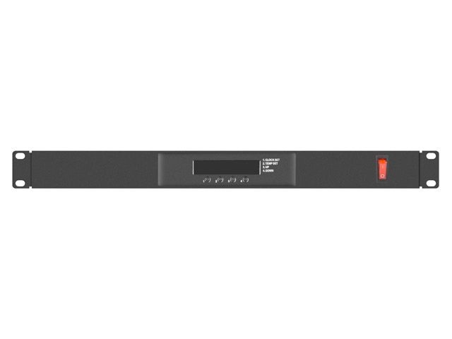 Lanberg AK-1502-B 19" 1U 2 ventilátor + termosztát egység LCD kijelzővel
