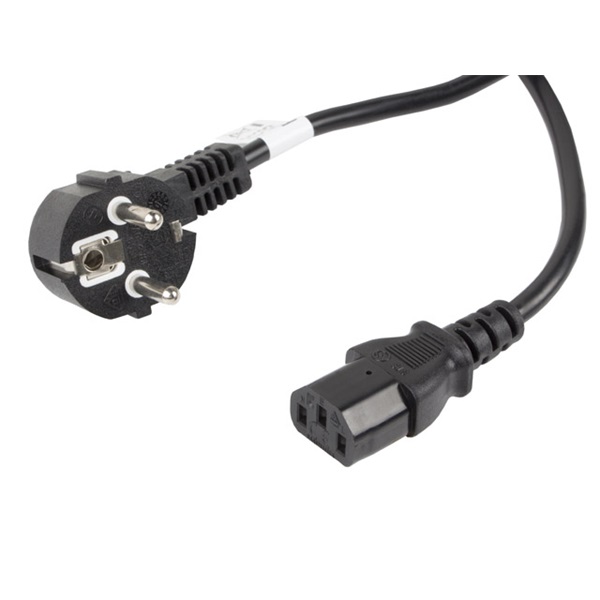 Lanberg CA-C13C-11CC-0100-BK IEC320 C13 10A fekete tápkábel 10m