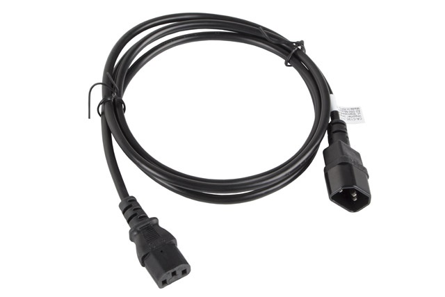 Lanberg CA-C13E-11CC-0018-BK IEC 320 C13->C14 VDE fekete tápkábel 1,8