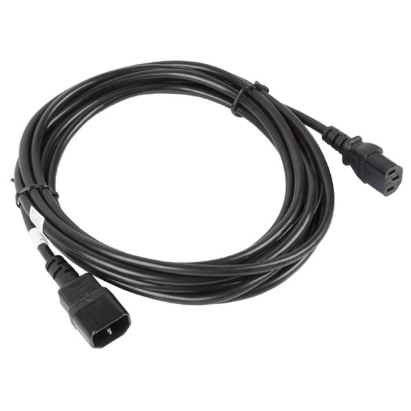 Lanberg CA-C13E-11CC-0050-BK IEC 320 C13->C14 VDE fekete tápkábel 5m