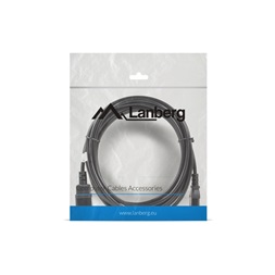 Lanberg CA-C13E-11CC-0050-BK IEC 320 C13->C14 VDE fekete tápkábel 5m
