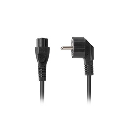 Lanberg CA-C5CA-11CC-003-BK CEE 7/7 (MICKEY)->IEC 320 C5 VDE fekete tápkábel 3m