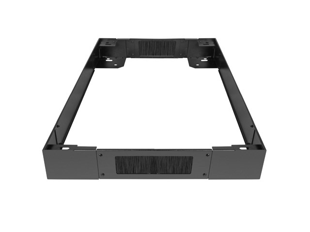 Lanberg CK01-68-B 600x800 fekete lábazat álló rack szekrényhez