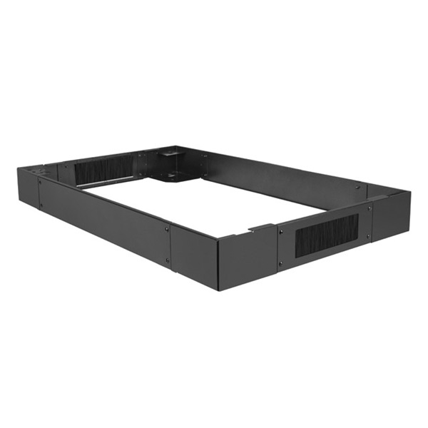 Lanberg CK01-68-B 600x800 fekete lábazat álló rack szekrényhez