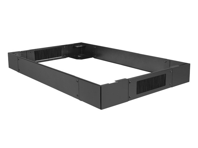 Lanberg CK01-68-B 600x800 fekete lábazat álló rack szekrényhez