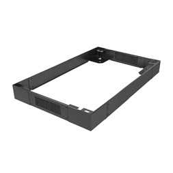 Lanberg CK01-68-B 600x800 fekete lábazat álló rack szekrényhez