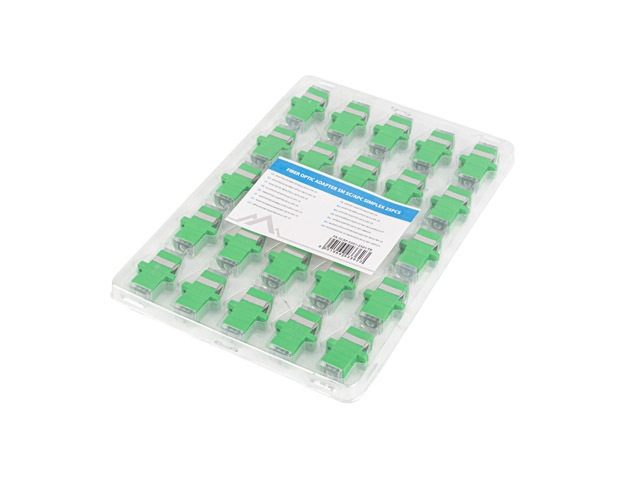 Lanberg FA-SCAP-SS01-2501-TR Monomódusú SC/APC simplex optikai toldó 25db/csomag