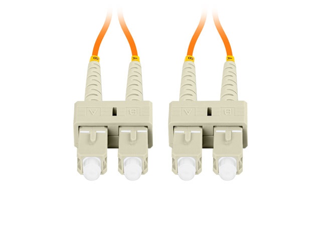Lanberg FO-SUSU-MD21-0020-OG duplex optikai patch kábel 4xSC/UPC csatlakozóval, 50/125 LSZH OM2, 2m