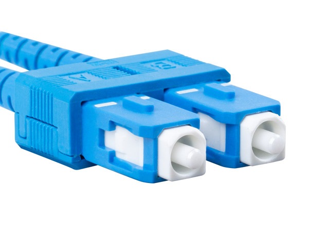 Lanberg FO-SUSU-SD11-0020-YE duplex optikai patch kábel 4xSC/UPC csatlakozóval, duplex 9/125 LSZH, 2m