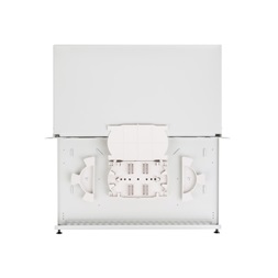 Lanberg FOP1-12SS-LDS 19" 1U 12xSC simplex vagy 12xLC duplex szürke kihúzható optikai üres patch panel