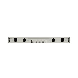 Lanberg FOP1-24SD-LQS 19" 1U 24xSC duplex vagy 24xLC Quad szürke kihúzható optikai üres patch panel