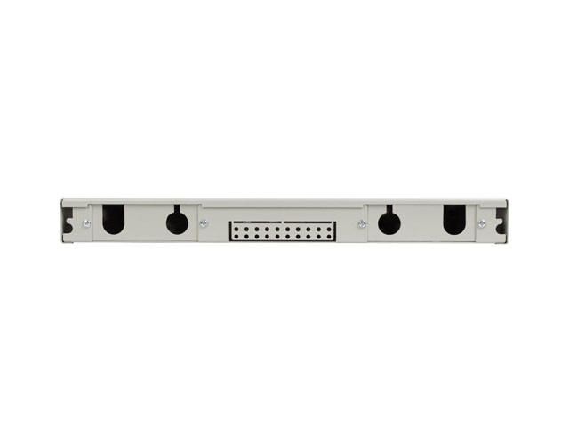 Lanberg FOP1-24SD-LQS 19" 1U 24xSC duplex vagy 24xLC Quad szürke kihúzható optikai üres patch panel