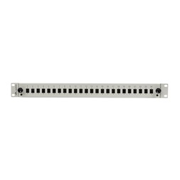 Lanberg FOP1-24SS-LDS 19" 1U 24xSC simplex vagy 24xLC duplex szürke kihúzható optikai üres patch panel