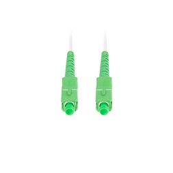 Lanberg FO-SASA-SS31-0200-WH Monomódusú szimplex optikai patch kábel 2xSC/APC csatlakozóval 20m