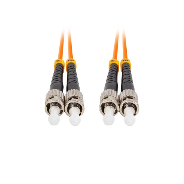 Lanberg FO-STST-MD21-0150-OG Multimódusú OM2 duplex optikai patch kábel 2xST/UPC csatlakozóval 15m