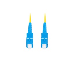 Lanberg FO-SUSU-SS11-0100-YE Monomódusú szimplex optikai patch kábel 2xSC/UPC csatlakozóval 10m